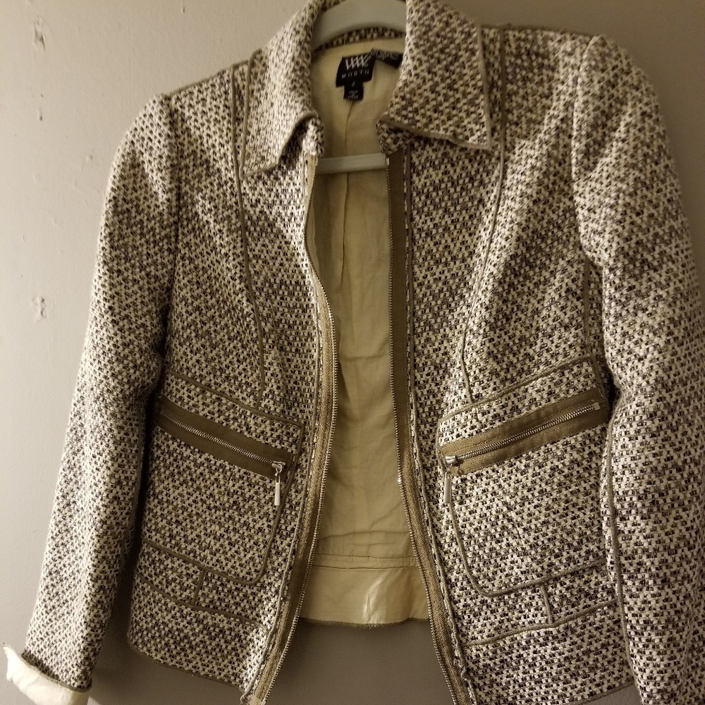 Worth cropped jacket